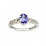Zonder minimumprijs - Ring Zilver - Tanzaniet, Nieuw