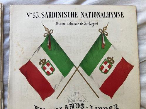 Ferdinand Beyer - Sardinische Nationalhymne (Hymne nationale, Antiek en Kunst, Antiek | Boeken en Bijbels
