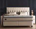 Opberg Boxspring Luxia Beige - 180x200 cm, Verzenden, Nieuw, Beige, Modern