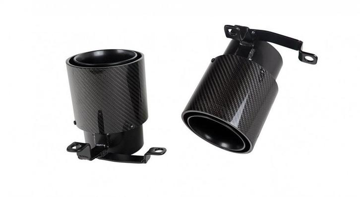 Ferrari F8 Tributo / Spider carbon uitlaat sier stukken, Auto diversen, Tuning en Styling, Verzenden