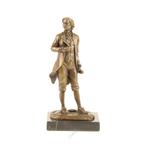 EEN BRONZEN BEELD VAN MOZART (Beeldjes - Decoratie), Antiek en Kunst, Verzenden