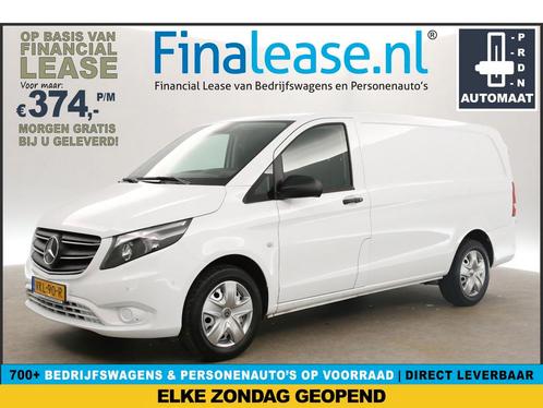 Mercedes-Benz Vito 114 CDI Lang AUT Airco Cruise Cam €374pm, Auto's, Bestelauto's, Lease, Automaat, Diesel, Mercedes-Benz, Wit