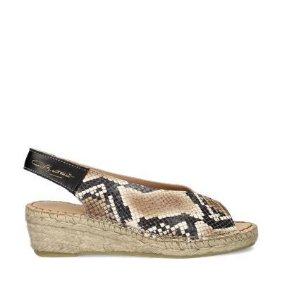 Fred de la Bretoniere Jamy Sling espadrilles voor dames, Kleding | Dames, Schoenen, Espadrilles of Moccasins, Bruin, Nieuw, Verzenden