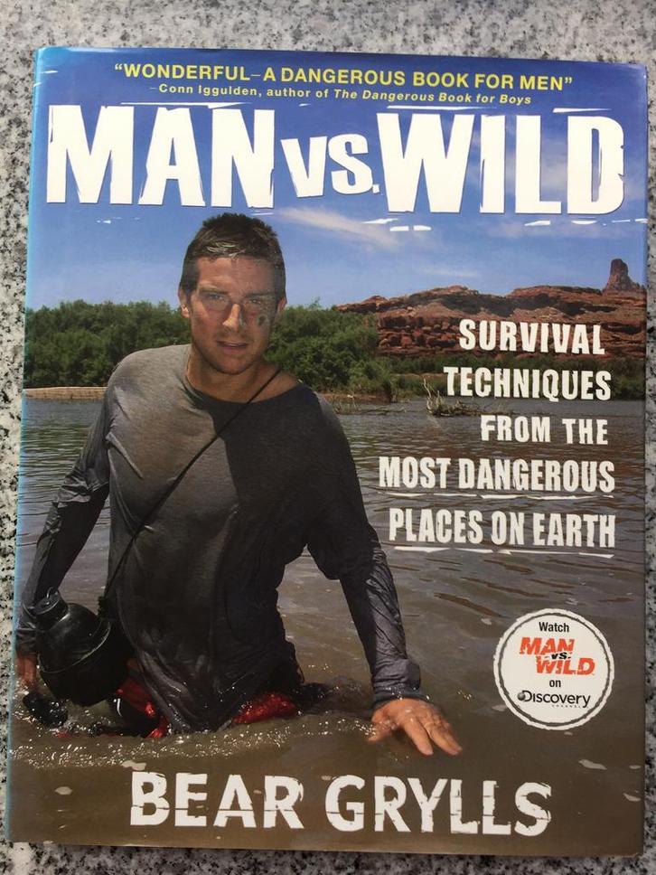 Man vs. Wild (Bear Grylis), Boeken, Sportboeken, Overige sporten, Gelezen, Verzenden