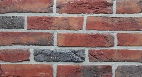 art 4403 handvorm rood nuance gesinterd gevelstenen, Doe-het-zelf en Verbouw, Metselstenen, Bakstenen, Nieuw
