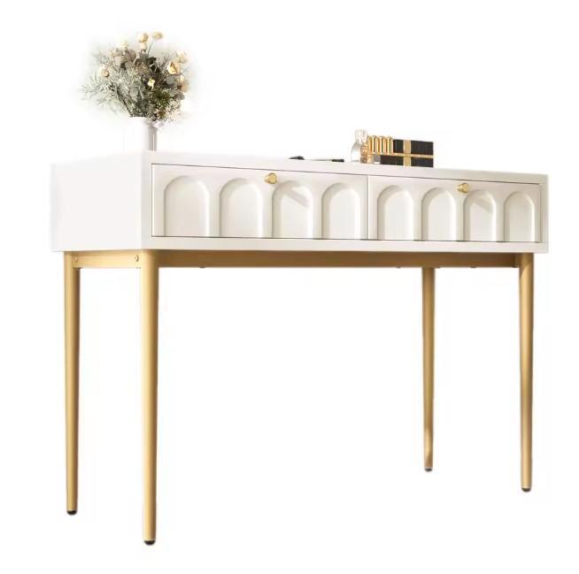 Crèmekleurige Ladekast met 2 Lades – 76,5 cm Hoog, Huis en Inrichting, Tafels | Kaptafels, Nieuw, Verzenden