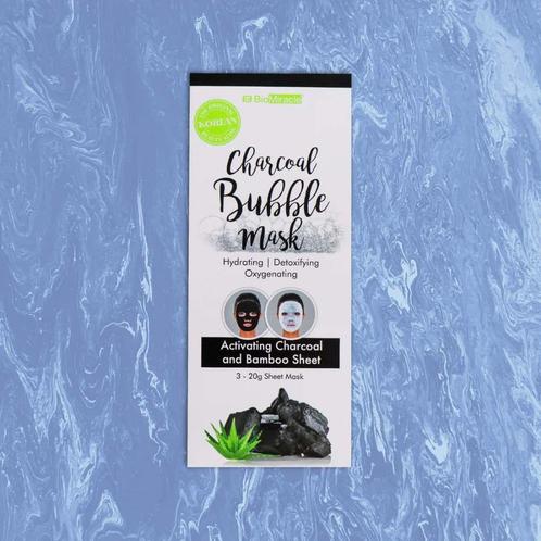 BioMiracle Charcoal Bubble Mask - 3pcs, Sieraden, Tassen en Uiterlijk, Uiterlijk | Gezichtsverzorging, Verzorging, Nieuw, Ophalen of Verzenden