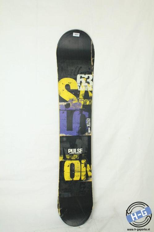 Refurbished - Snowboard - Salomon Pulse - 163W, Sport en Fitness, Snowboarden, Board, Gebruikt, Ophalen of Verzenden