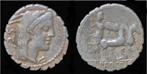 80bc Roman L Procilius Ar serrate denarius zilver, Postzegels en Munten, Verzenden