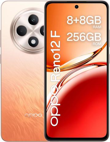 OPPO - Reno12 F 4G - 256GB - Amber Orange (Smartphone) beschikbaar voor biedingen