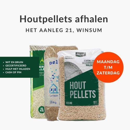 Houtpellets - Afhalen in Winsum - Gecertificeerde pellets, Tuin en Terras, Haardhout, Ophalen