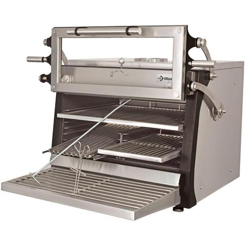 Houtskooloven-BBQ, GN 1/1 + GN2/4 (75 Kg/h)- Hefbare deur/Ro, Zakelijke goederen, Horeca | Keukenapparatuur, Verzenden