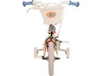 Disney Stitch Kinderfiets - Meisjes - 14 inch - Crème Koraal, Verzenden, Zo goed als nieuw