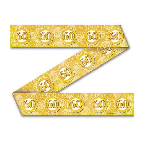 Party tape 60 jaar getrouwd, Hobby en Vrije tijd, Feestartikelen, Feestartikel, Nieuw, Verzenden