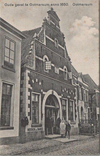 OOTMARSUM - Oude gevel te Ootmarsum anno 1650, Verzamelen, Ansichtkaarten | Nederland, Verzenden