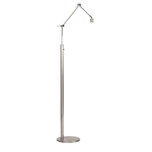 Highlight Kantelbare vloerlamp | Zilver | E27, Huis en Inrichting, Lampen | Vloerlampen, 150 tot 200 cm, Nieuw, Metaal, Ophalen of Verzenden