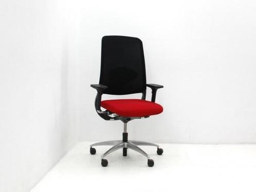 Bureaustoel Drabert Salida - hoge rug - bekleding rood -, Huis en Inrichting, Bureaus, Gebruikt, Ophalen of Verzenden