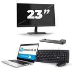 HP EliteBook 735 G5 - AMD Ryzen 3 PRO 2300U - 13 inch - 8GB, Computers en Software, Windows Laptops, Verzenden, Zo goed als nieuw
