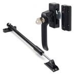 2x Raamsluiting met slot en blinde bevestiging +, Doe-het-zelf en Verbouw, Verzenden, Nieuw