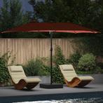 vidaXL Tuinparasol Terracotta 385 x 209 x 244 cm Polyester, Verzenden, Nieuw, 2 tot 3 meter