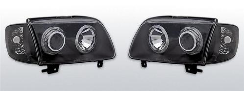 Koplampen Angel Eyes | Volkswagen Polo 6N2 1999-2001 | zwart, Auto-onderdelen, Verlichting, Nieuw, Volkswagen, Verzenden
