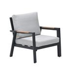 Garden Impressions Lissabon lounge fauteuil - donker grijs, Verzenden, Nieuw