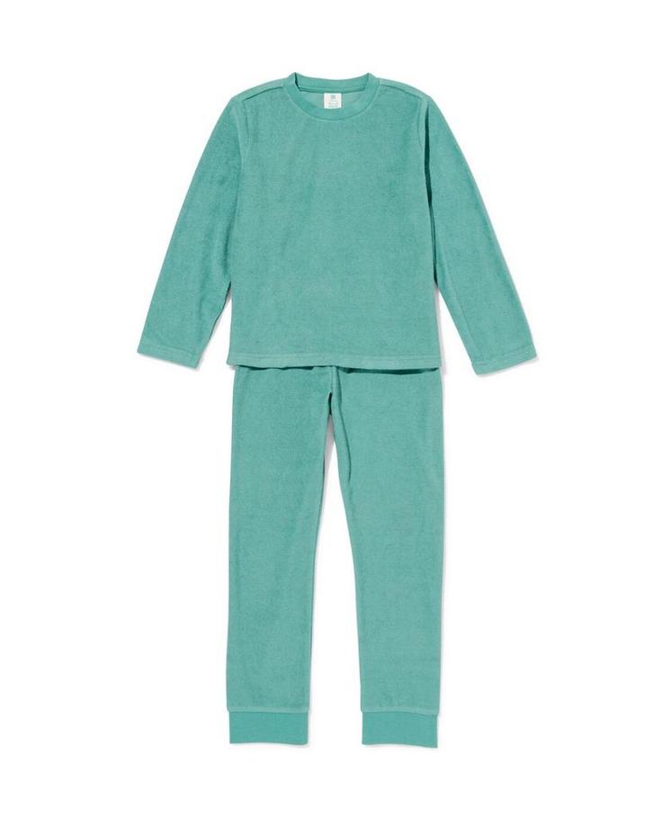 HEMA Kinderpyjama badstof groen van €19.99 voor €12 sale, Kinderen en Baby's, Kinderkleding | Overige, Nieuw, Verzenden