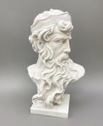 Buste, Poseidone (Nettuno) - 31 cm - Hars, Steen
