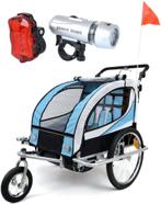 Praktische 2-zits fietskar met opbergruimte en opvouwbaar..., Nieuw, 20 tot 40 kg, Ophalen of Verzenden, Kinderkar