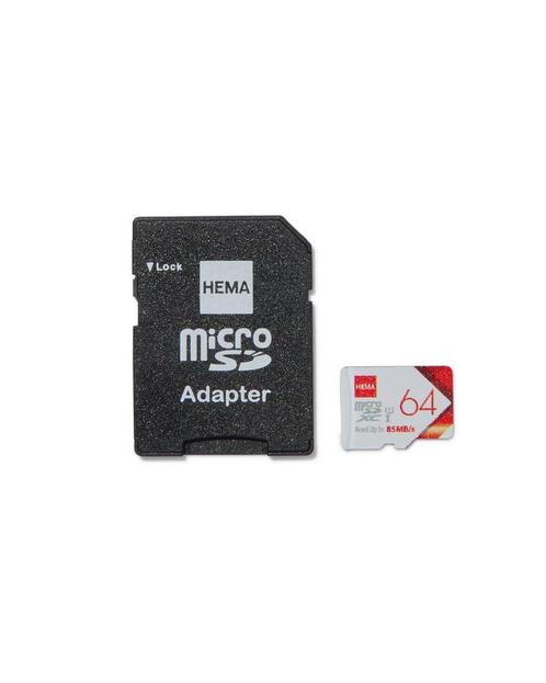HEMA Micro SD geheugenkaart 64GB, Computers en Software, Overige Computers en Software, Nieuw, Verzenden
