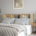 vidaXL Hoofdbordkast 220x18,5x104,5 cm sonoma eikenkleurig, Huis en Inrichting, Slaapkamer | Bedden, Verzenden, Nieuw, Bruin, Hout
