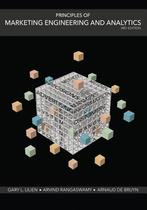 Principles of Marketing Engineering and Analyt 9780985764821, Boeken, Studieboeken en Cursussen, Zo goed als nieuw