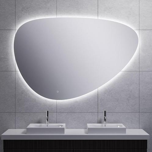 Spiegel Wiesbaden Uovo Organisch Dimbaar LED Verlichting, Doe-het-zelf en Verbouw, Sanitair, Bad, Nieuw, Ophalen of Verzenden
