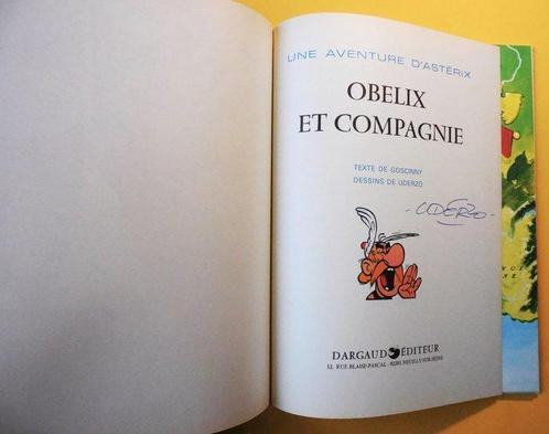 Astérix T.23 - Obélix et Compagnie + signature dUderzo - C, Boeken, Stripboeken