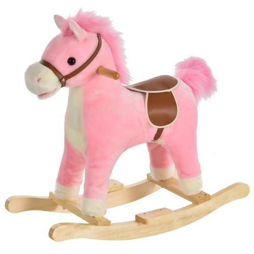 TRUUSK Kinderhobbelpaard Baby Schommeldier Paard Met Diereng, Kinderen en Baby's, Speelgoed | Overig, Nieuw, Verzenden