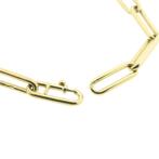 Gouden closed forever armband (Schakelarmband), Sieraden, Tassen en Uiterlijk, Armbanden, Ophalen of Verzenden, Gebruikt, Overige kleuren