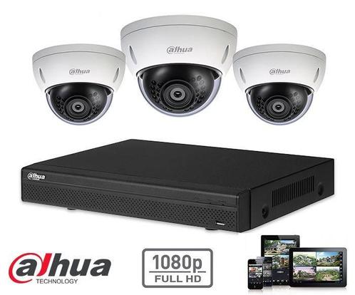 Dahua Full HD-CVI kit 3x dome 2 Megapixel, Audio, Tv en Foto, Videobewaking, Ophalen of Verzenden