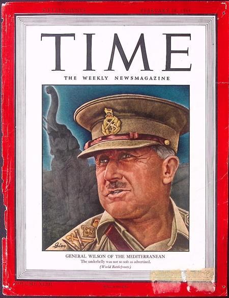 Cover Time Magazine1944 met Henry Maitland Wilson, Verzamelen, Militaria | Tweede Wereldoorlog, Verzenden