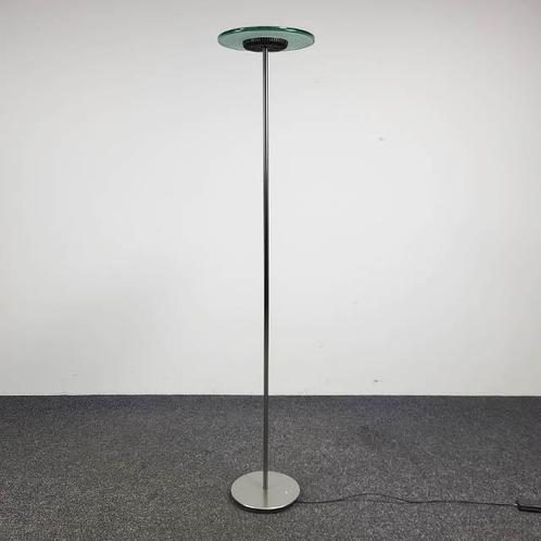 Aureola Halo Vloerlamp - Cini & Nils | Lichtgroene Glasplaat, Huis en Inrichting, Lampen | Vloerlampen, Gebruikt, Ophalen of Verzenden