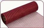 Deco mesh donkerrood bordeaux voor kransen en inpakken, Hobby en Vrije tijd, Knutselen, Ophalen of Verzenden, Nieuw