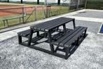 Rockwood® Picknicktafel Larix - Zwaar Kunststof - Ural Black, Ophalen of Verzenden, Nieuw, Rechthoekig, Hout