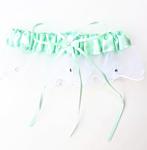 Wit met mint kousenbandje, Kleding | Dames, Trouwkleding en Trouwaccessoires, Overige kleuren, Verzenden, Sweet-One, Nieuw