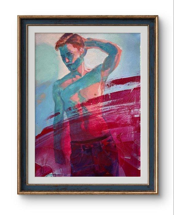 Cristian Mesa Velazquez - Fragmento de Silencio, Antiek en Kunst, Kunst | Schilderijen | Modern