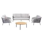 4 Seasons Outdoor Calpi loungeset  DEMO MODEL SALE, Ophalen, 4 zitplaatsen, Loungeset, Bank