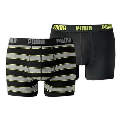 Puma Boxershort 2Pack RUGBY STRIPE Black / Antra, Kleding | Heren, Ondergoed, Verzenden