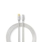 Nedis Premium 8-pins Lightning naar USB-C kabel -, Computers en Software, Pc- en Netwerkkabels, Nieuw, Ophalen of Verzenden