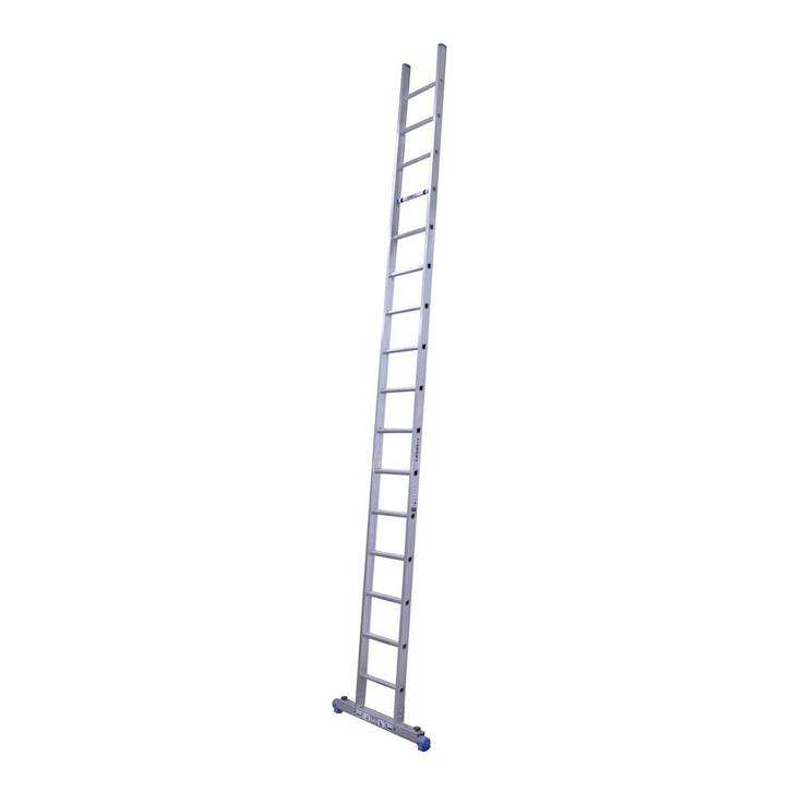 ALX XD professionele enkele ladder + balk, Doe-het-zelf en Verbouw, Ladders en Trappen, Ladder, Nieuw, Verzenden