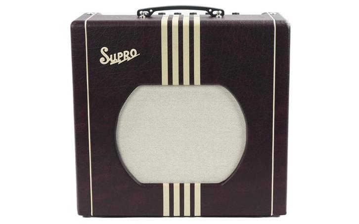 Supro Delta King 12 Burgundy White (Gitaarversterkers), Muziek en Instrumenten, Versterkers | Bas en Gitaar, Basgitaar, Nieuw
