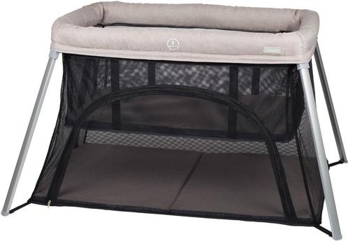 BabyGo Dreams II Beige Campingbed incl. Bodemverhoger 4702, Kinderen en Baby's, Babywiegjes en Ledikanten, Nieuw, Verzenden