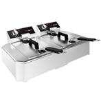 GGM Gastro | Dubbele elektrische friteuse - 5+5 liter - 7,5, Verzenden, Nieuw